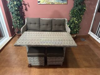 Muebles terraza de Ratán