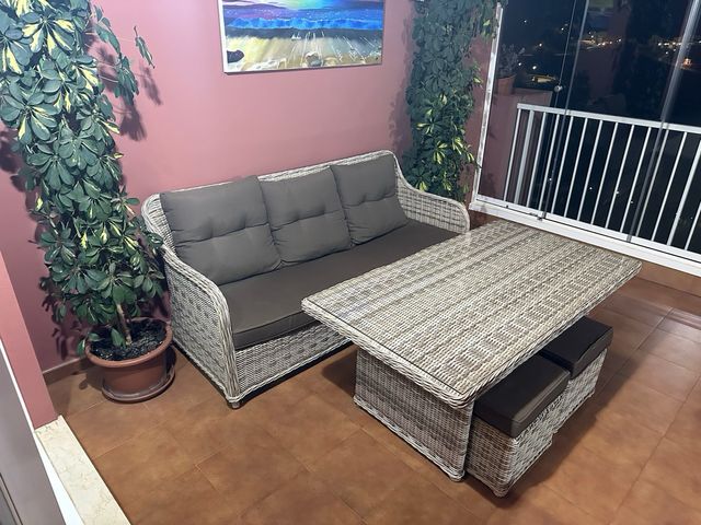 Muebles terraza de Ratán