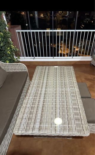 Muebles terraza de Ratán
