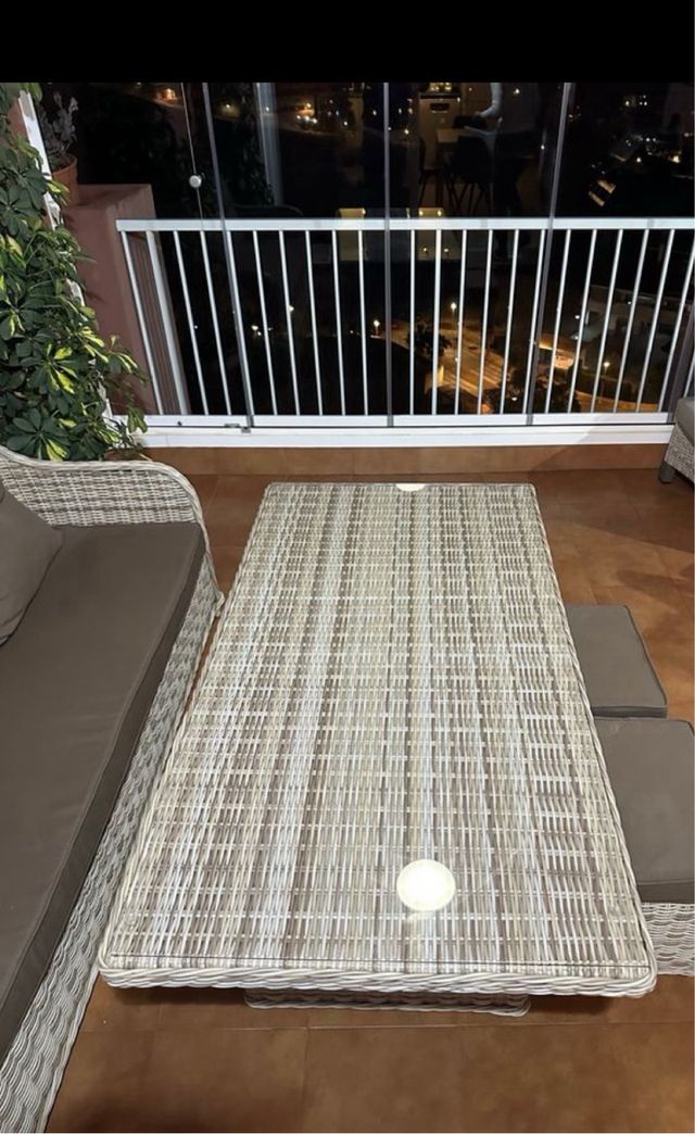 Muebles terraza de Ratán