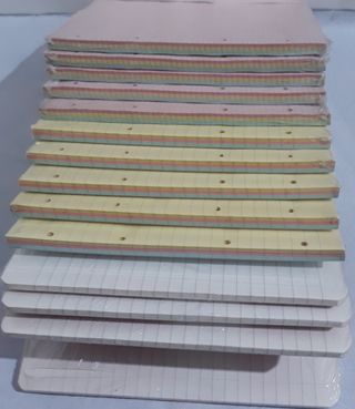 Raccoglitori 4 anelli + ricambi A5 - (28 pezzi).