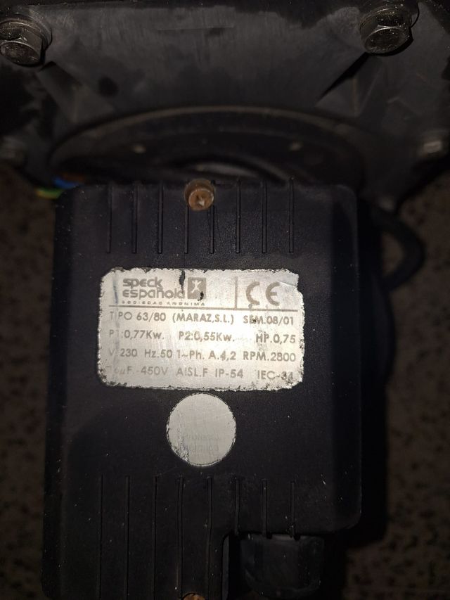 Bomba recirculacion piscina y jacuzzi