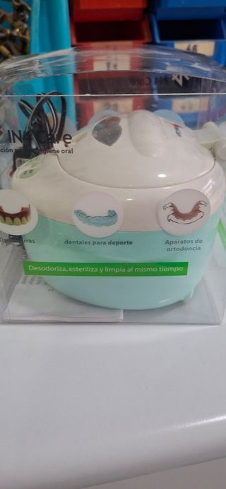 Vibrador aparato limpieza protesis denta