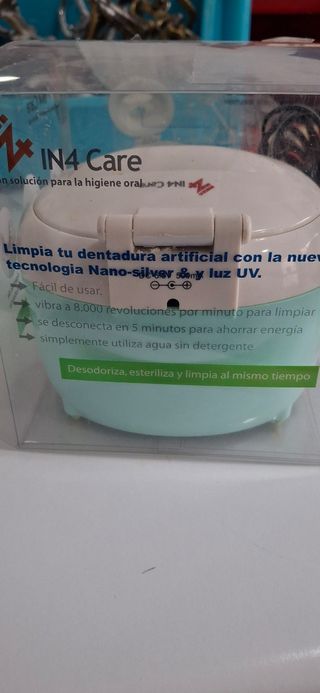 Vibrador aparato limpieza protesis denta