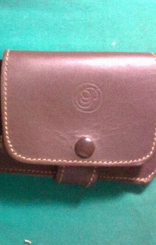 Bolsa vertical de 10 munições para caça, em pele