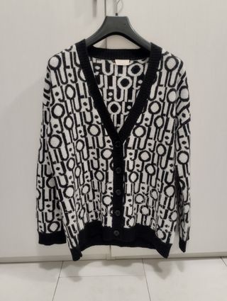 Cardigan LIU JO con effetto jacquard, 