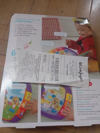 libro cancionero Fisher Price sin estrenar