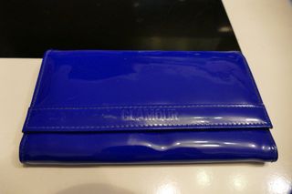 Cartera charol mujer Glamour Azul Nueva