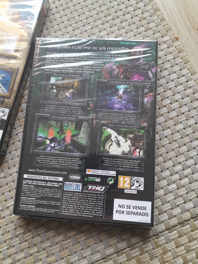 LOTE JUEGOS PRECINTADOS TITAN QUEST PC