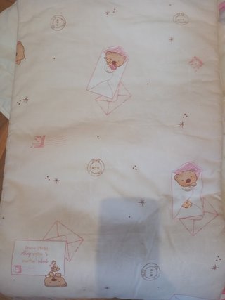 2 chichoneras de cuna+ edredón bebé Ikea