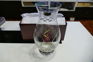 Jarron Cristal Plata La Galaica Nuevo