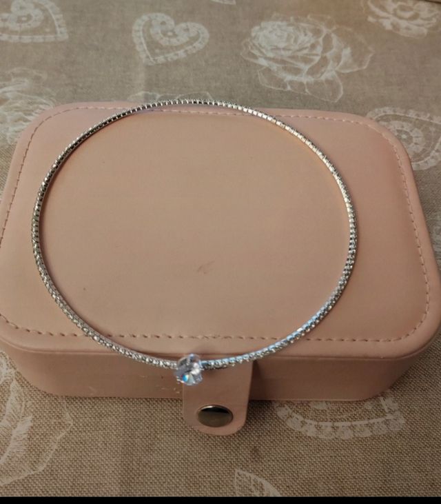 Collana girocollo choker con cuoricino