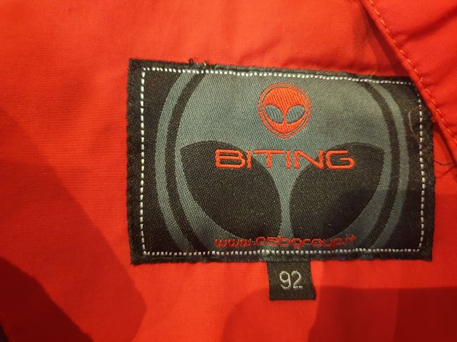 Tuta da neve Biting rossa taglia 92