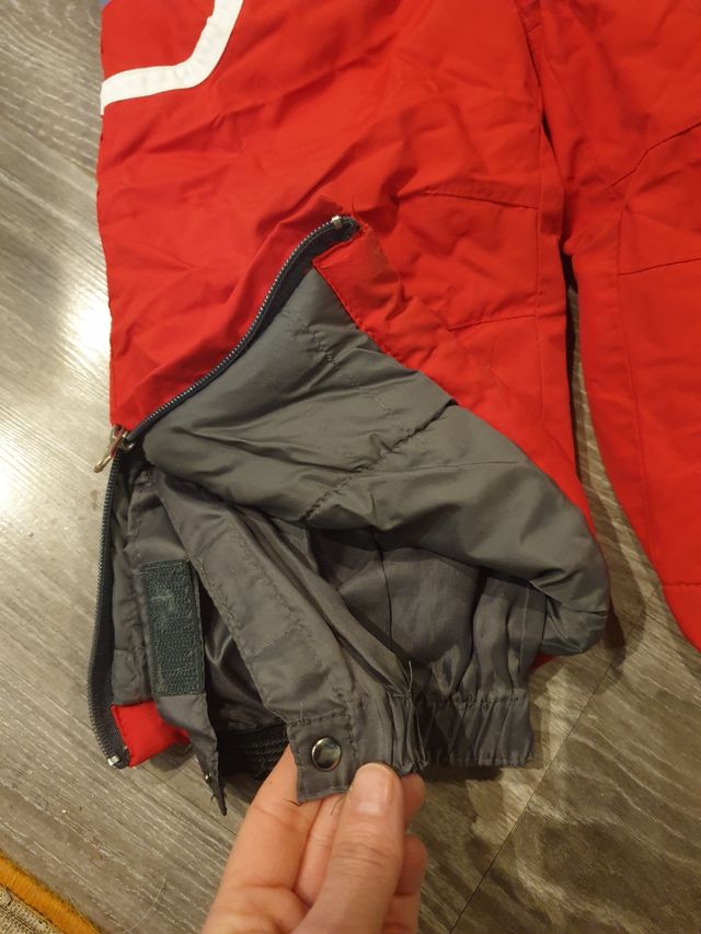 Tuta da neve Biting rossa taglia 92