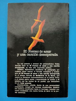 20 POEMAS de AMOR y una CANCIÓN desesperada
