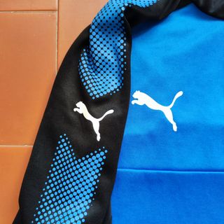 Puma felpa teamliga taglia L blu nero
