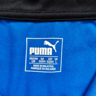 Puma felpa teamliga taglia L blu nero