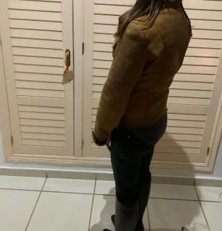 Cazadora Massimo Dutti piel perfecta