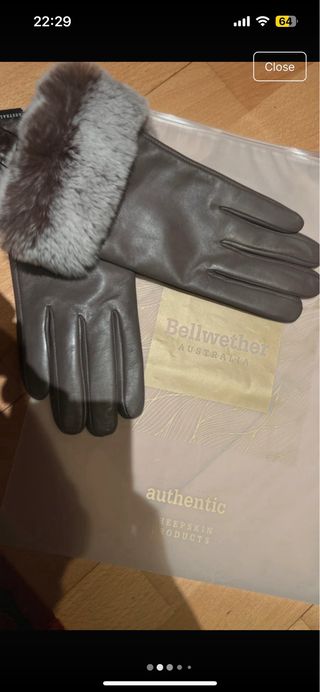 Guantes UGG auténticos piel oveja