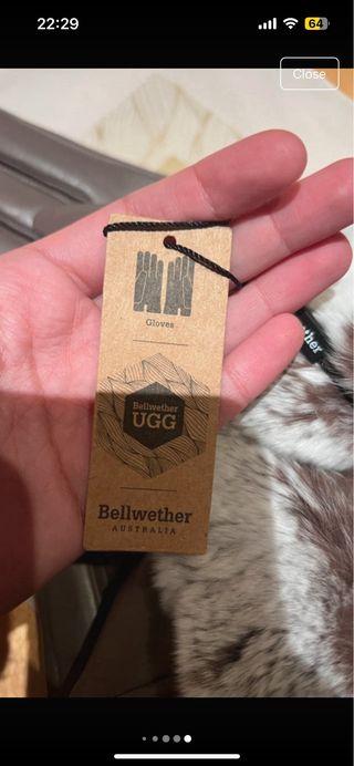 Guantes UGG auténticos piel oveja