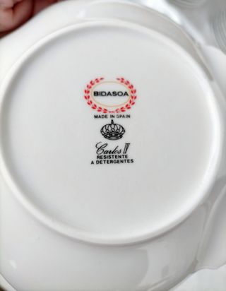 Vajilla Bidasoa Carlos III