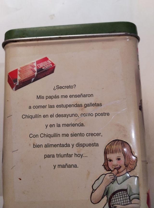 Caja galletas Chiqulin