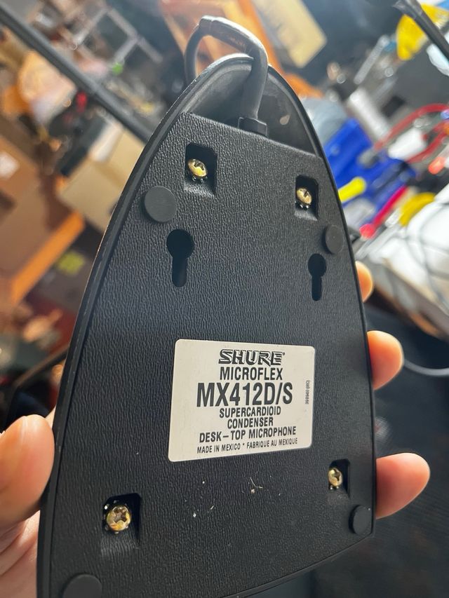 Microfono Shure MX412 d/n