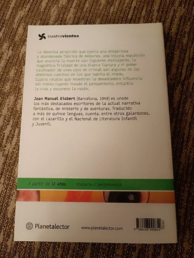 Libro Los caminos del miedo