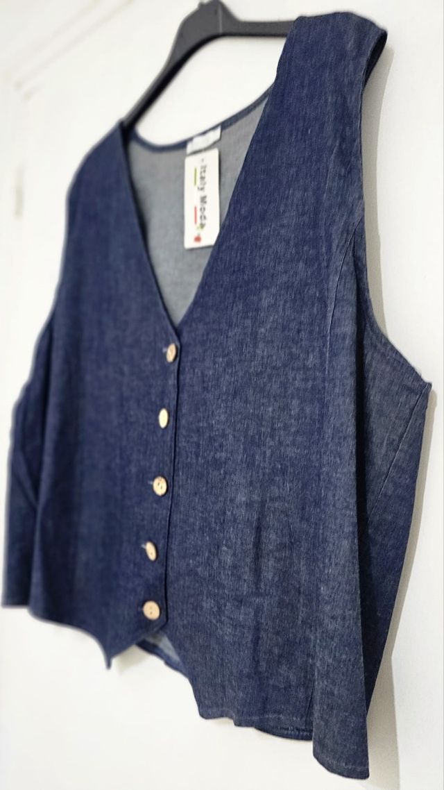 Chaleco vaquero mujer