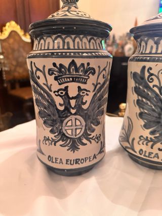 Albarelos de farmacia ceramica arabe LOS ARRAYANES