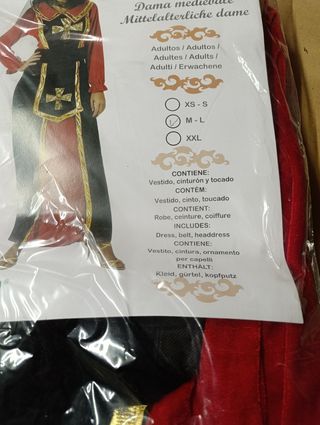 30 disfraces Mujer y Caballero Medieval