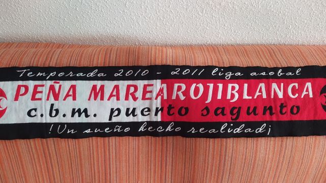 Peña MAREA ROJIBLANCA balonmano puerto sagunto
