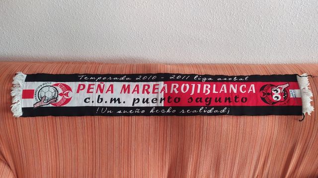 Peña MAREA ROJIBLANCA balonmano puerto sagunto