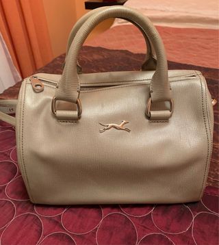 Bolso piel Bimba y Lola gris