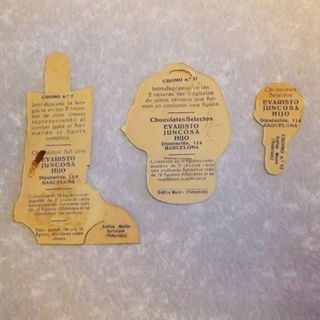 ANTIGUOS CROMOS TROQUELADOS de CHOCOLATES JUNCOSA