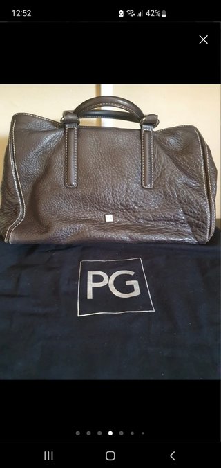 Bolso Tote marrón café de Purificación García