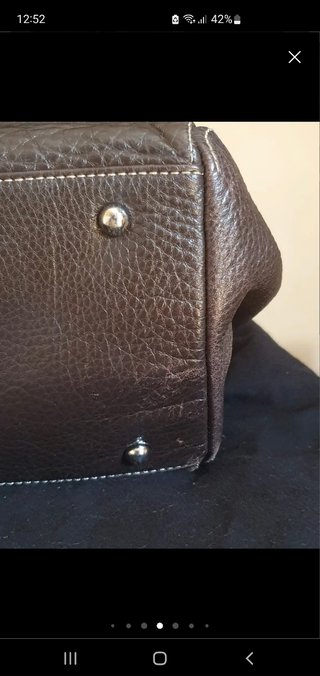 Bolso Tote marrón café de Purificación García