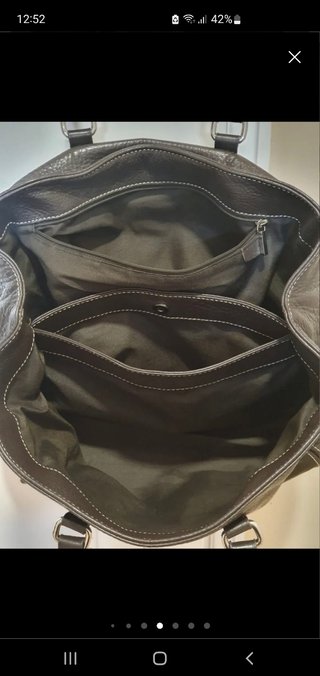 Bolso Tote marrón café de Purificación García