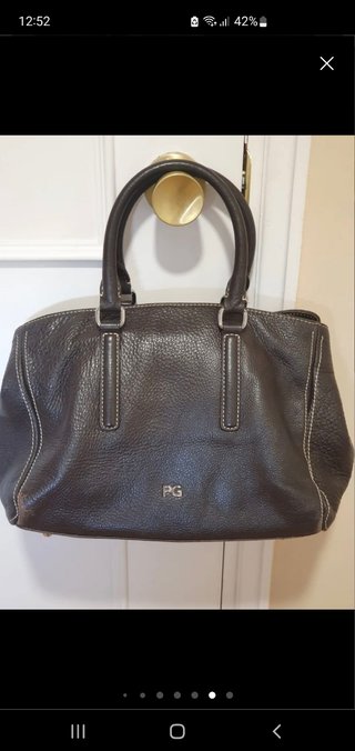 Bolso Tote marrón café de Purificación García