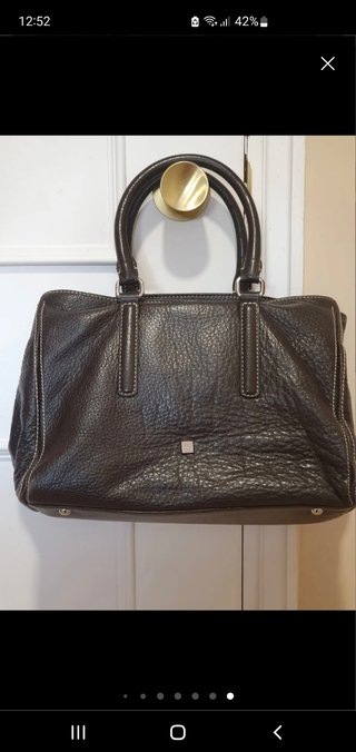 Bolso Tote marrón café de Purificación García