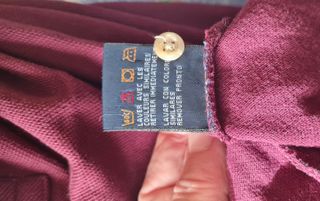 Polo Tommy Hilfiger Bordeaux usata taglia L