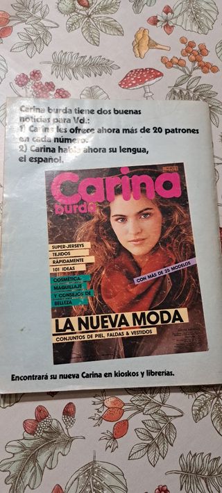Revista patrones Burda 1983