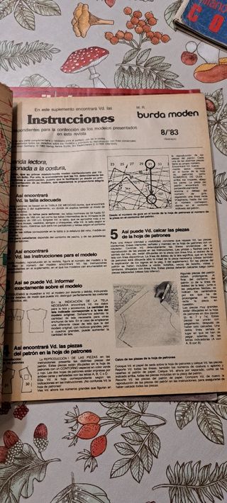 Revista patrones Burda 1983