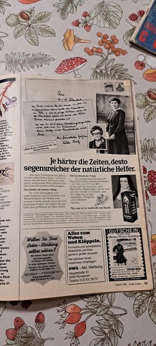 Revista patrones Burda 1983