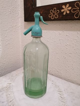 6 Botellas Sifón vintage 