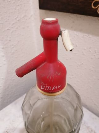 6 Botellas Sifón vintage 