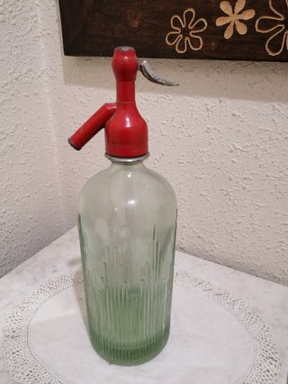 6 Botellas Sifón vintage 