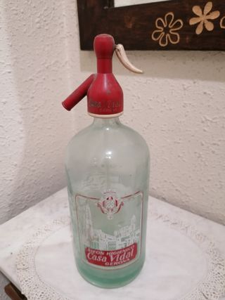 6 Botellas Sifón vintage 