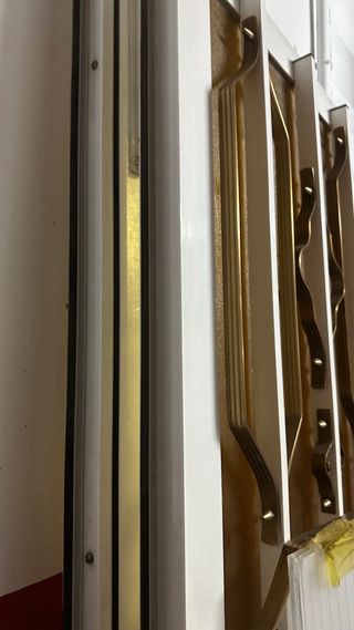 Puerta aluminio y cristal 