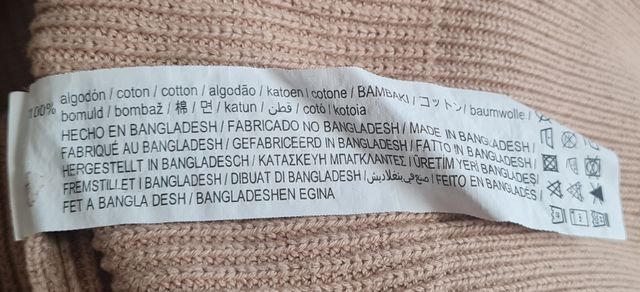 Maglione Zara beige taglia M poco usato